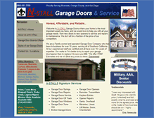 Tablet Screenshot of nstallgaragedoor.com